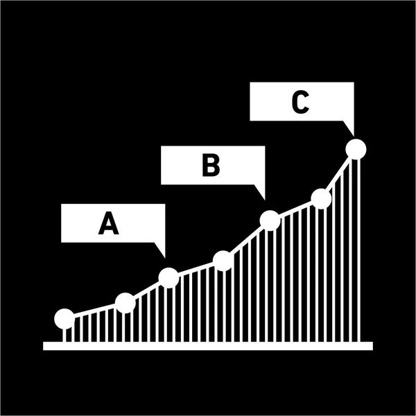 Konceptuell infografik-pipeline — Stock vektor