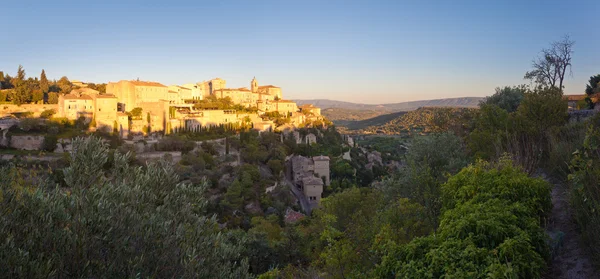 Panorama of Gordes medieval village — Stock Photo, Image