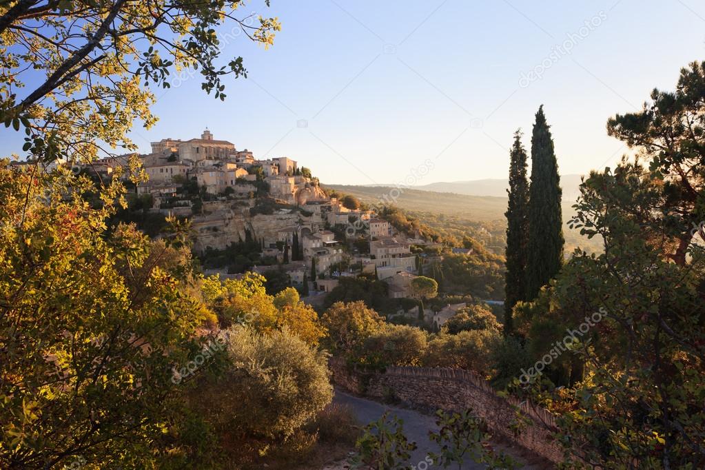 Medieval  village in Provence, France