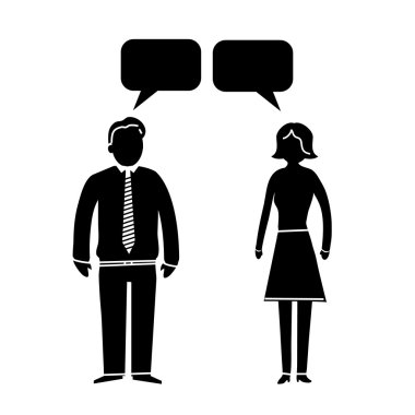 Beyaz iletişim simgesini