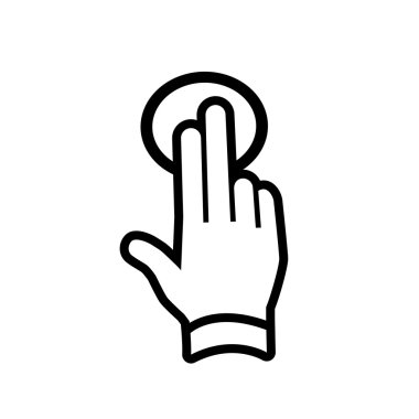 hand gesture icon  clipart