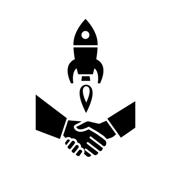 Handshake business icon