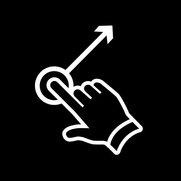 Hand gesture icon — Stock Vector