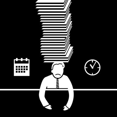 iş baskısı altında