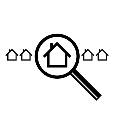 Evi emlak simge için Serch