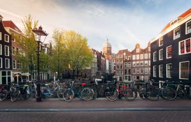 Güzel Amsterdam Panoraması