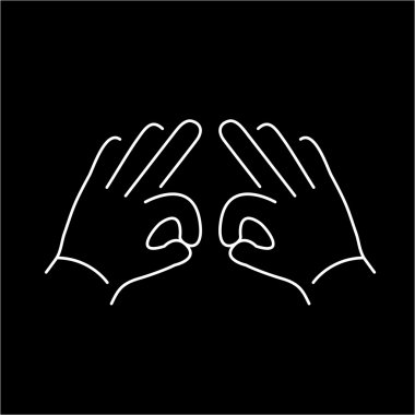 gest katlama iki el simgesi