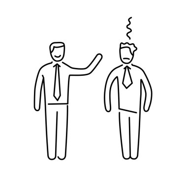 Icon of dealing with difficult personalities