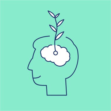 Vector growth mindset skills icon
