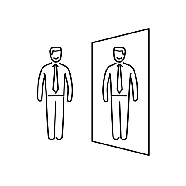 Значок уверенности в себе
