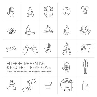 Doğrusal Icons set