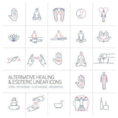 Doğrusal Icons set