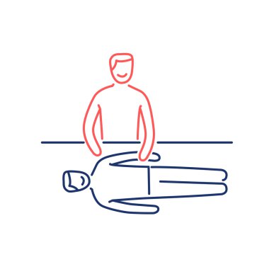 Man energetic healing other man