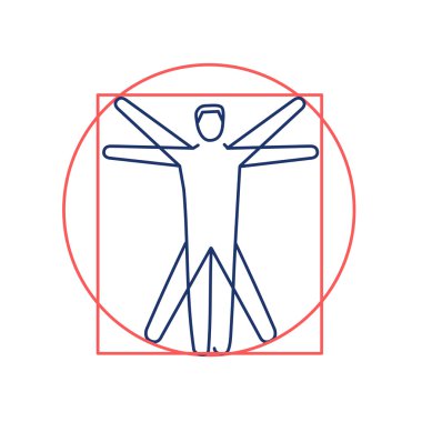 Proportion of human body clipart