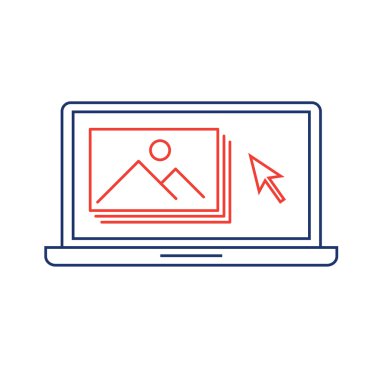 photo editor software on laptop