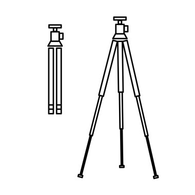 linear icon for photography and camera
