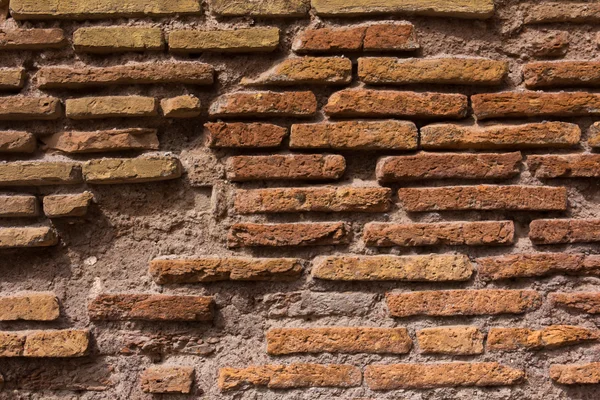 Pozadí starých historických italské cihlová zeď — Stock fotografie