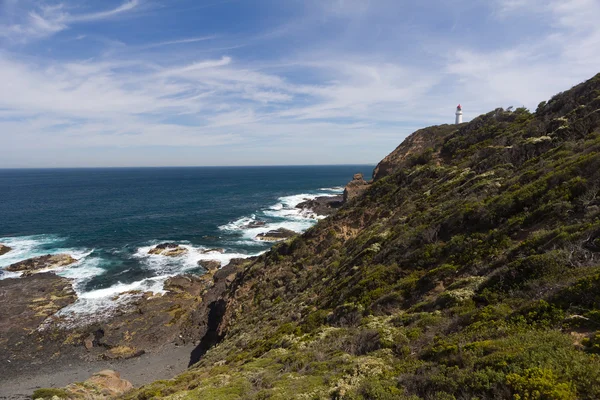 Faro di Cape Schanck da lontano — Foto Stock