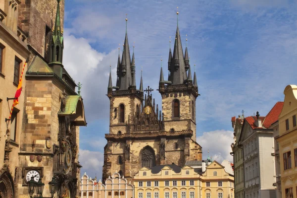 Praga, Iglesia de Tyn — Foto de Stock