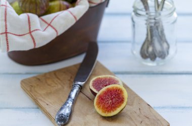 dilimlenmiş taze incir