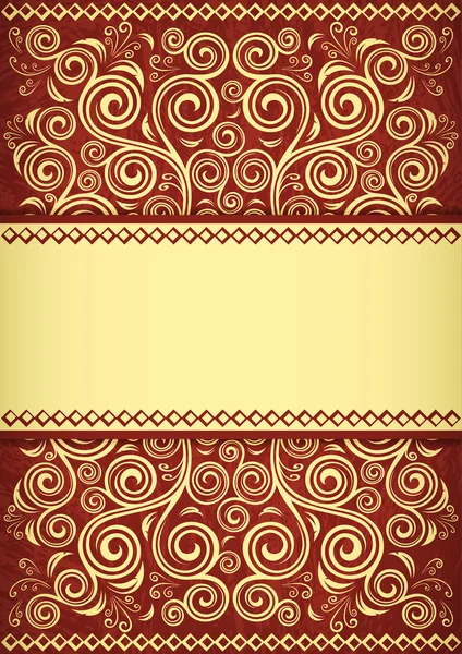 Vintage floralen Hintergrund — Stockvektor