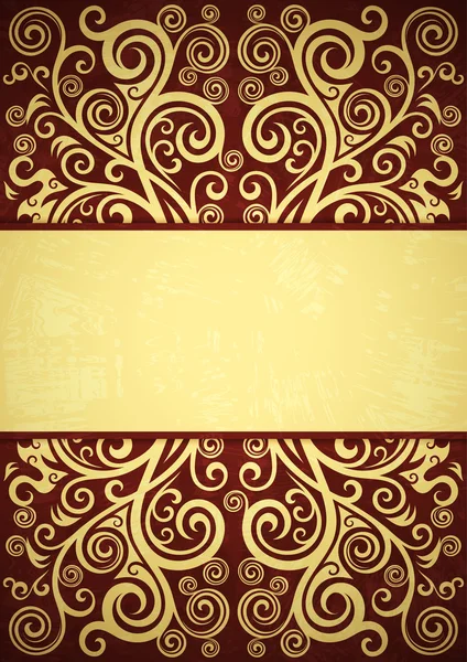 Vintage floral background — Stock Vector