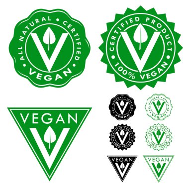 Mühür Icon Set sertifikalı vegan