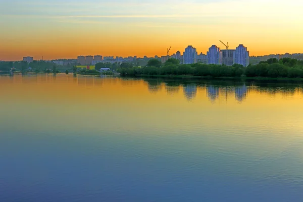 夕阳西下. — 图库照片