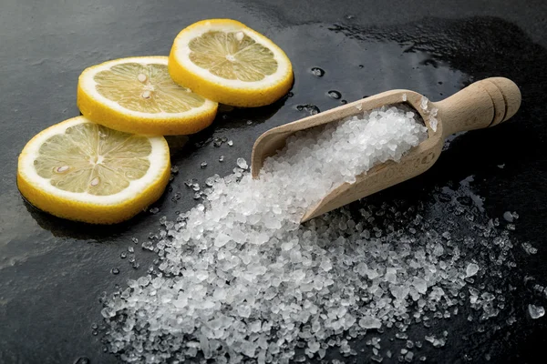 Limone e sale — Foto Stock