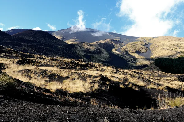 Monte Etna lava — Fotografia de Stock