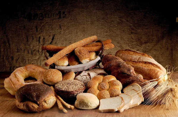 Frissen sült ropogós kenyér — Stock Fotó