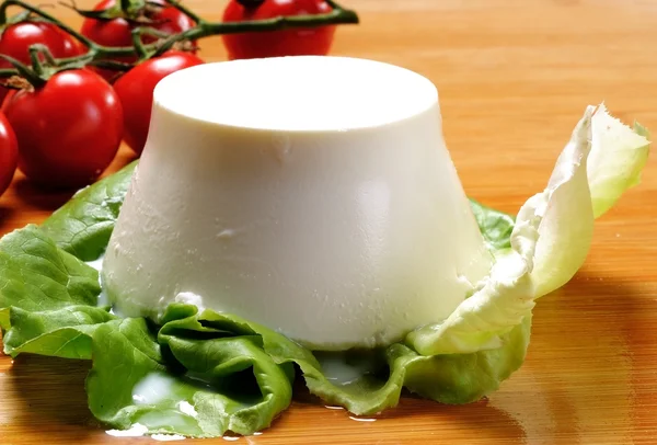 Ricotta Italian cheese — Stock Photo, Image