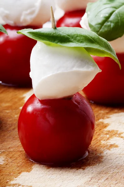 Nahaufnahme von Mozzarella — Stockfoto