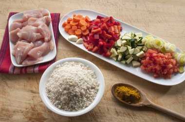 Hint tereyağı tavuk köri pirinç