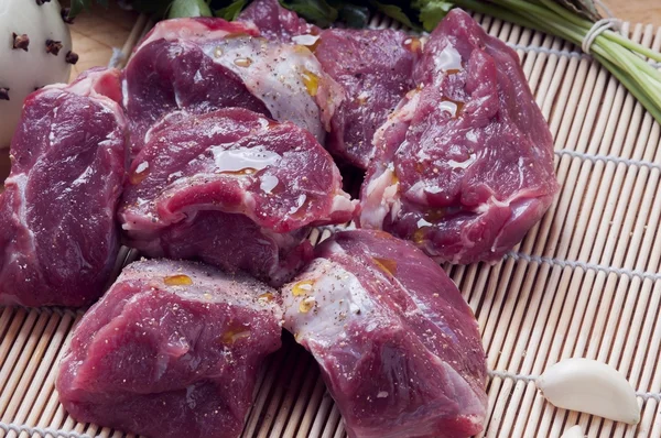 원시 다진된 고기 — 스톡 사진