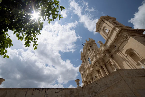 Campanarios de la Catedral de San Nicolás en Noto —  Fotos de Stock