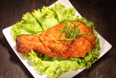 Lezzetli kızarmış baget 