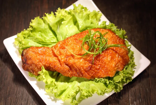 Lezzetli kızarmış baget 