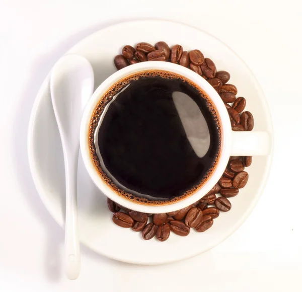 Coffee and coffee beans — Stock Photo, Image