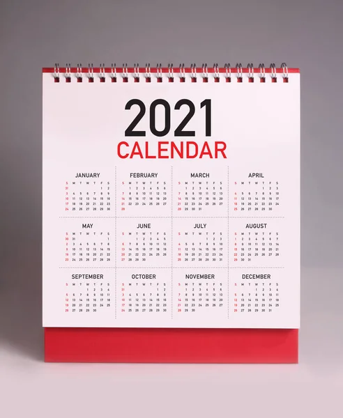 Simple Desk Calendar Year 2020 — Stock Photo, Image
