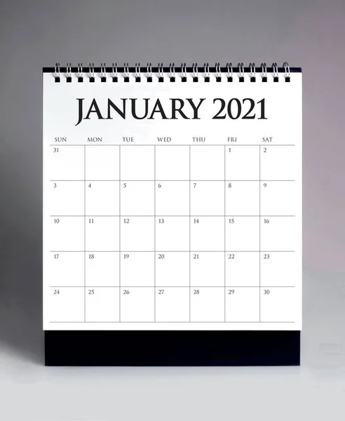 Prosty Kalendarz Styczeń 2020 — Zdjęcie stockowe