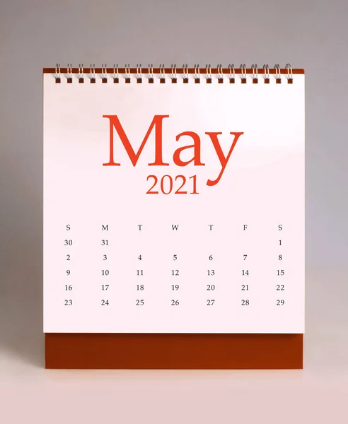 Simple Desk Calendar May 202 — Stock Photo, Image