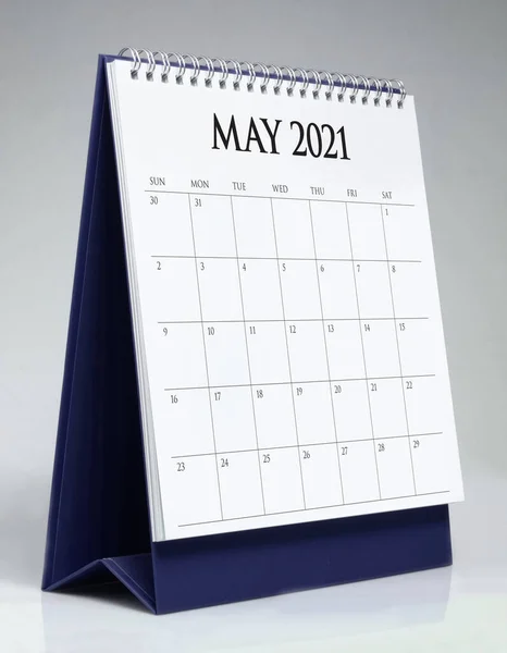 Calendario Escritorio Simple Para Mayo 202 — Foto de Stock