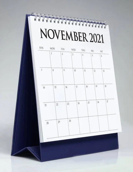 Calendário Mesa Simples Para Novembro 202 — Fotografia de Stock