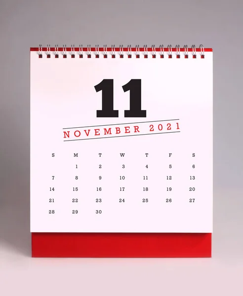 Simple Desk Calendar November 202 — Stock Photo, Image