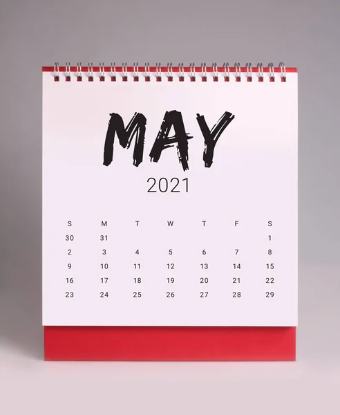 Jednoduchý Pracovní Kalendář Pro Květen 202 — Stock fotografie