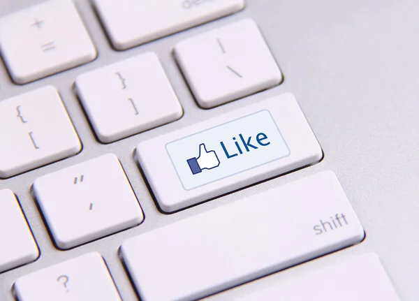 Facebook Like — Stock Photo, Image