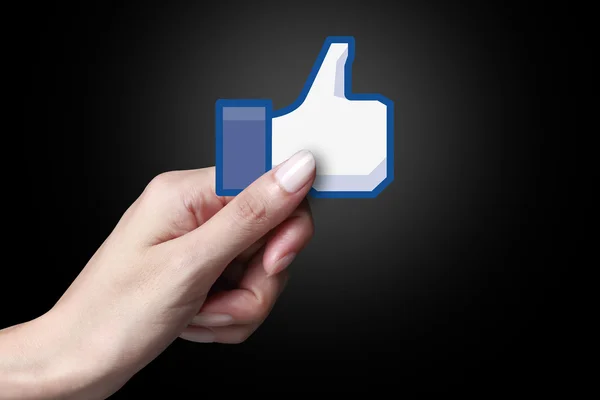 Facebook like icon — Stock Photo, Image