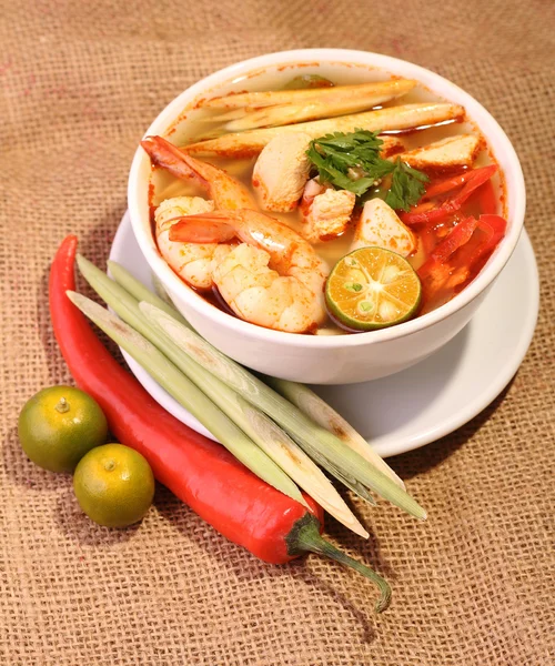 Tom yam çorbası — Stok fotoğraf