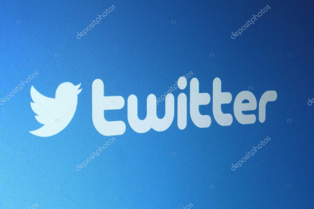 Johor, Malaysia - Jun 17, 2014: Twitter logo on computer screen, Twitter is a popular free social networking website in the world, Jun 17, 2014 in Johor, Malaysia.